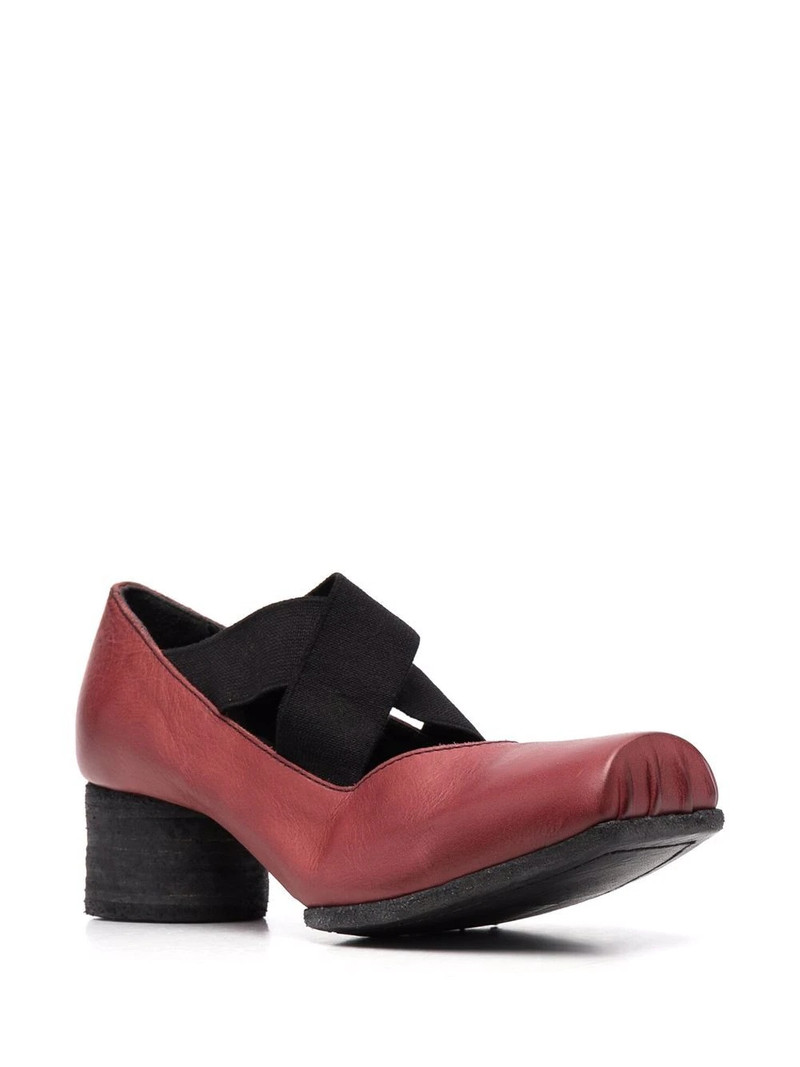 UMA WANG Ballerina square toe elasticated pumps outlook