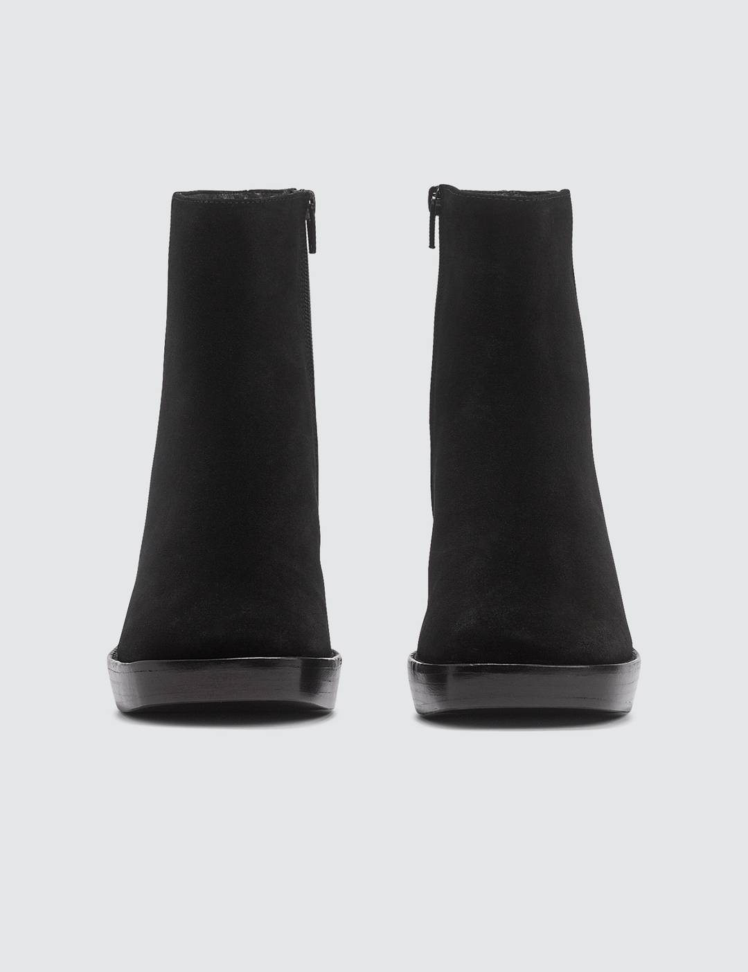 Ellen Black Suede Leather Boots - 3