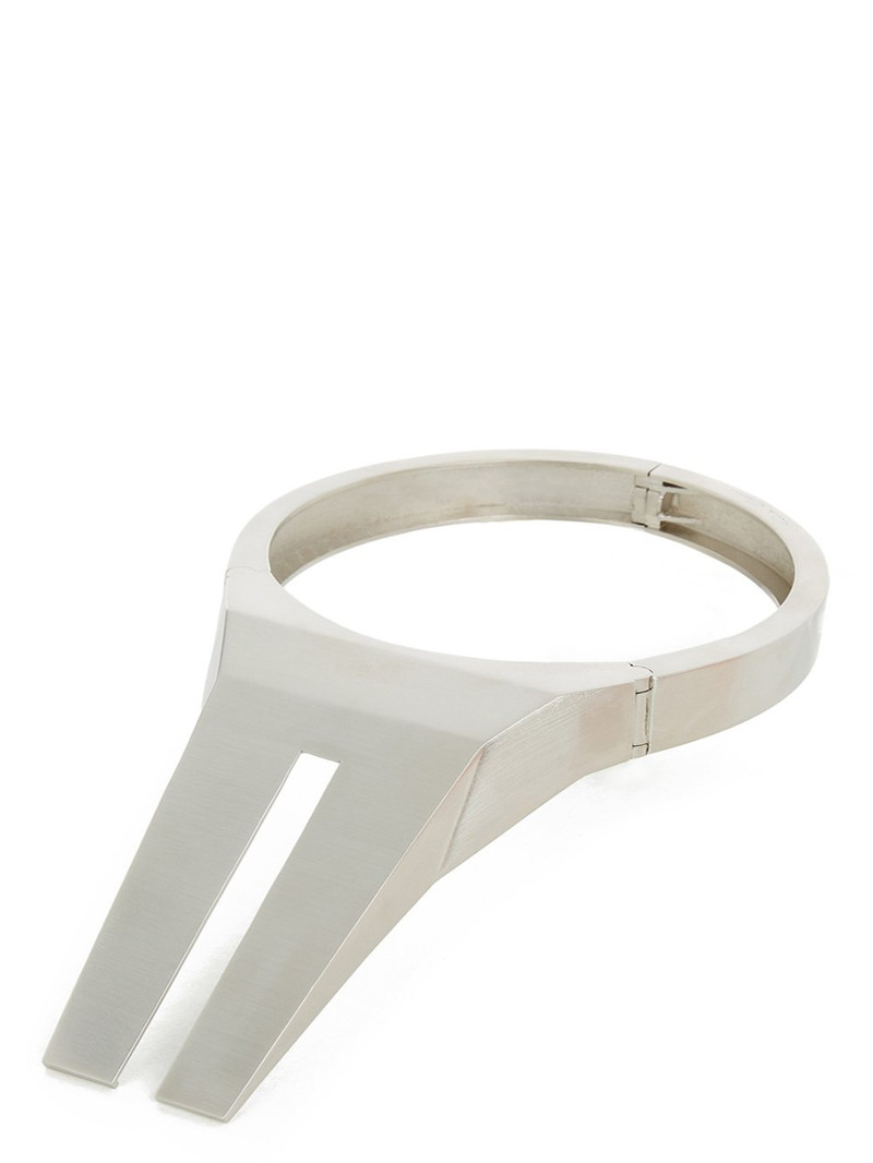 Silver Open Trunk Collar Necklace 1