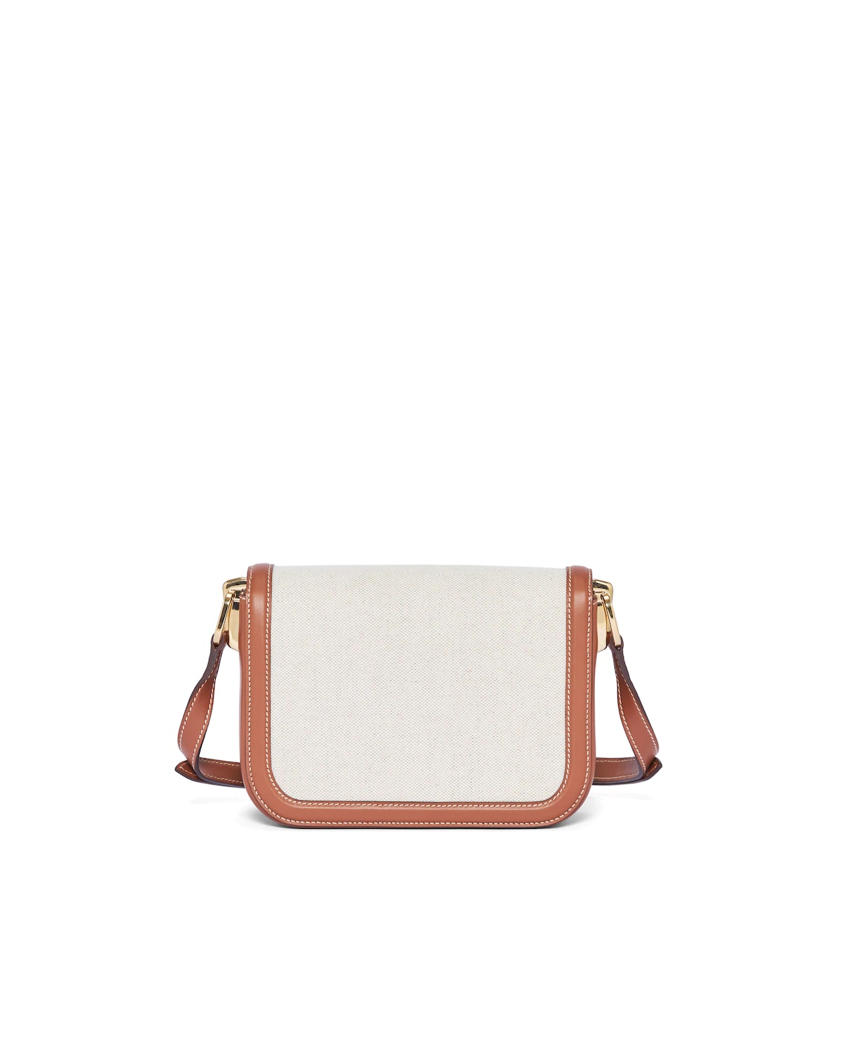 Prada Emblème Bag in linen blend and leather - 4