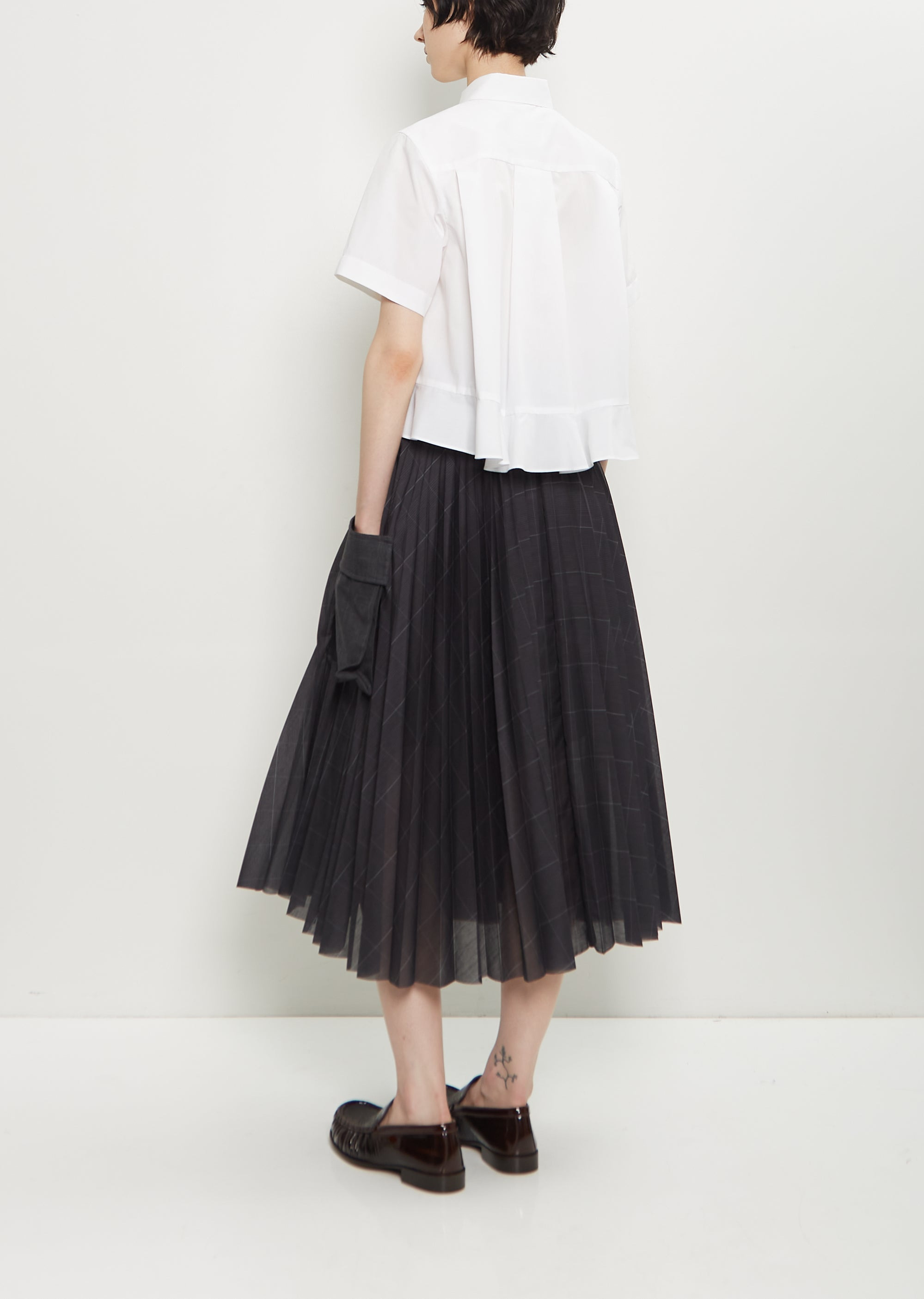 Cotton Blend Poplin Shirt - 3