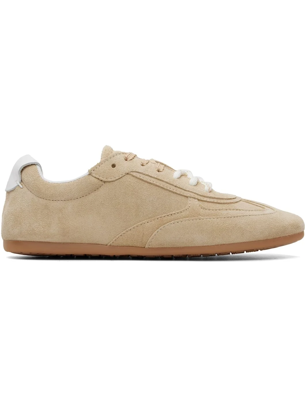 Beige Tb.24 Suede Leather Sneakers - 1