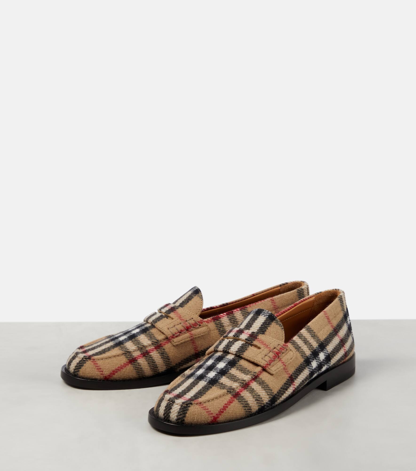 Vintage Check loafers - 5