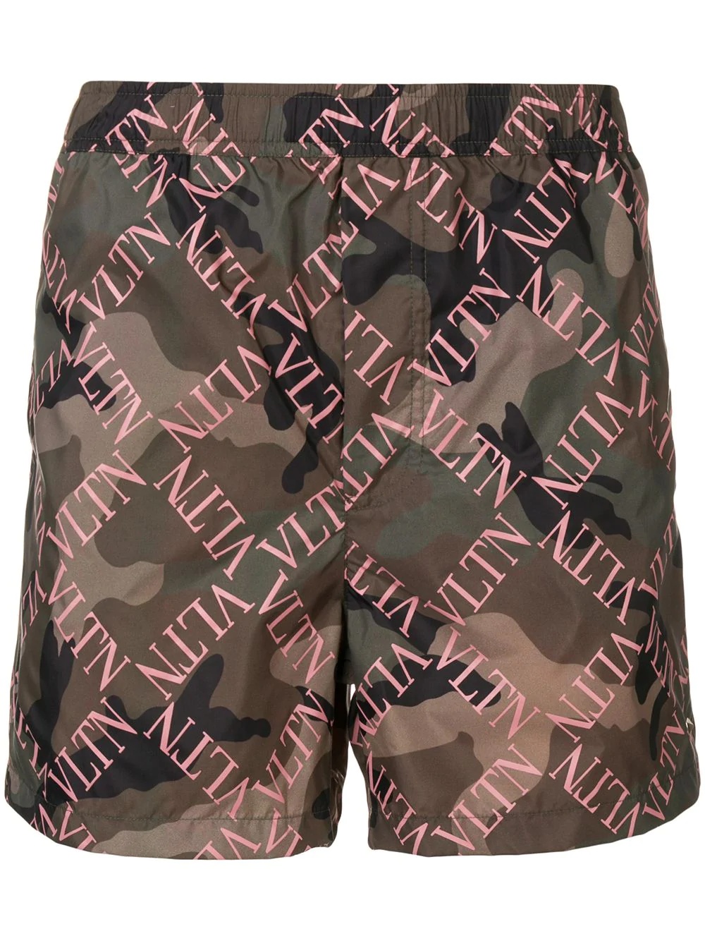 VLTN camouflage swim shorts - 1