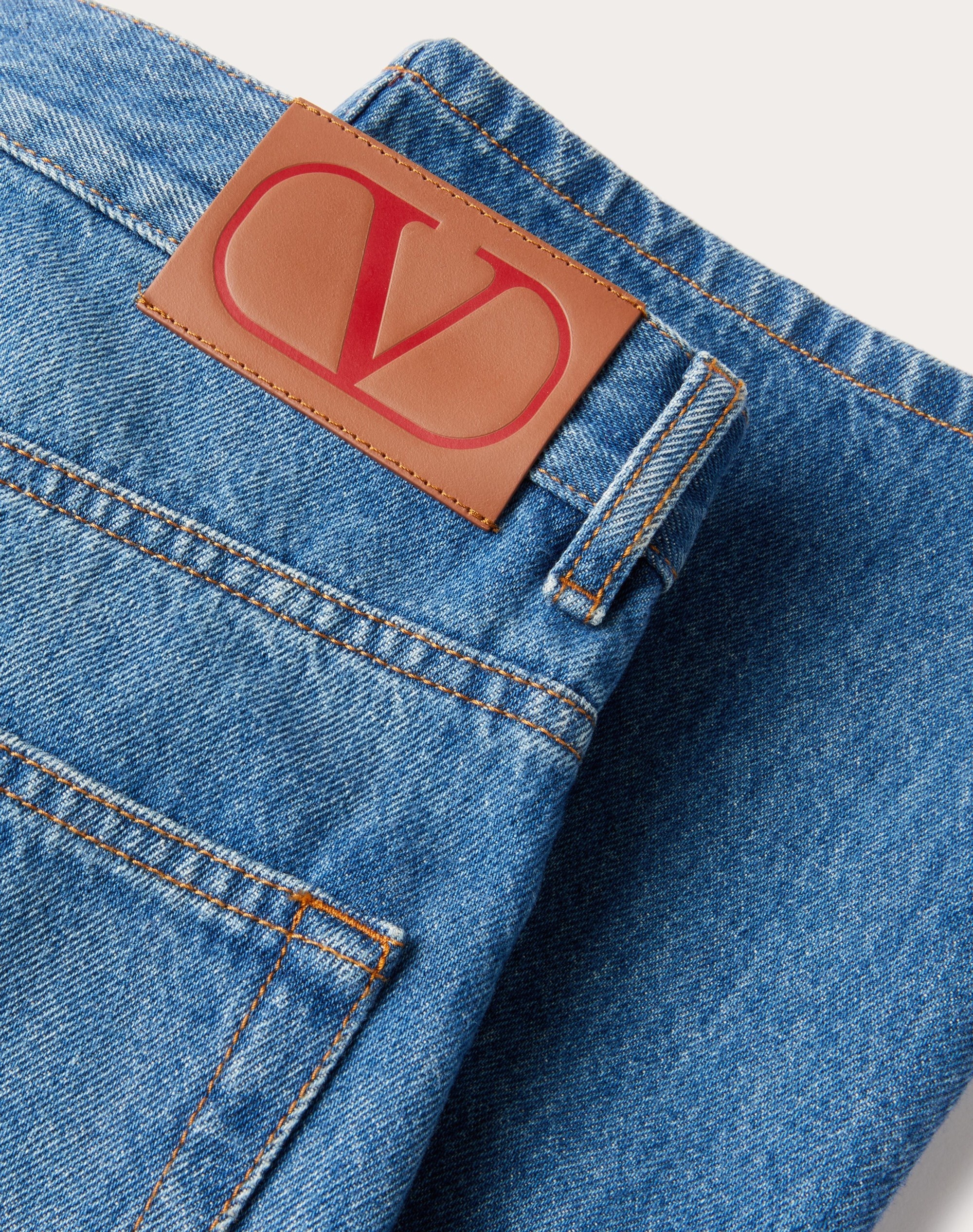 MEDIUM BLUE DENIM TROUSERS - 3