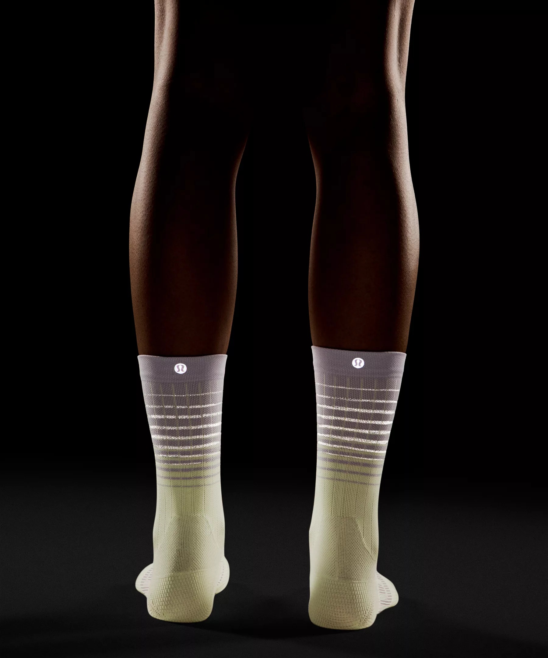 Women's Power Stride Crew Socks *Reflective - 4
