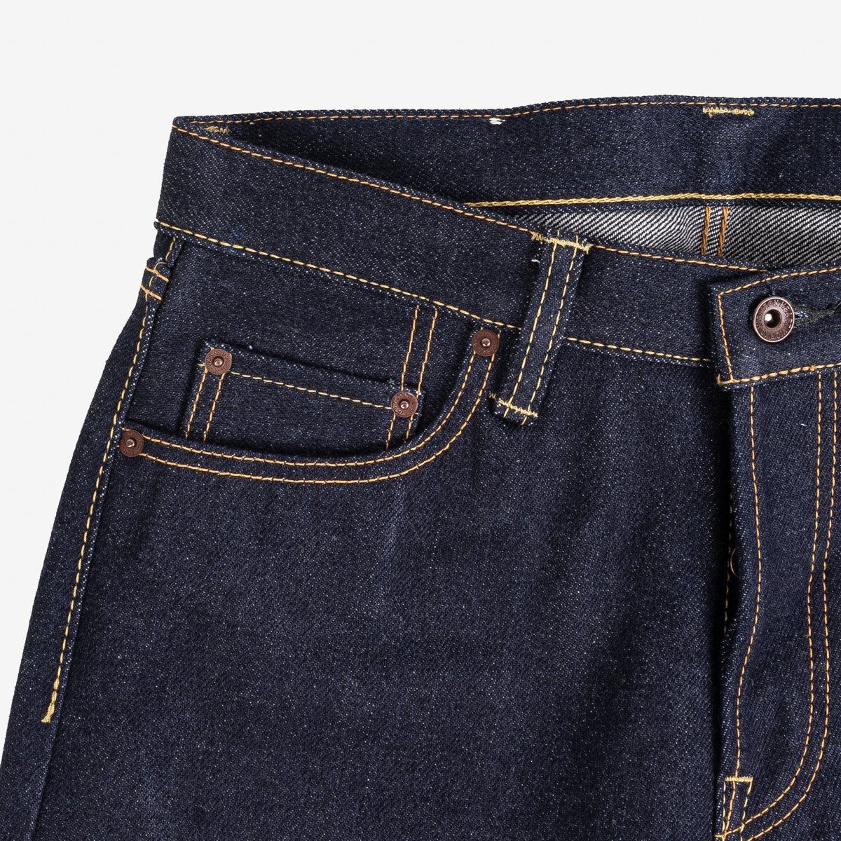 IH-634S-UHR 21/23oz Raw Selvedge Denim Straight Cut Jeans - Indigo - 15