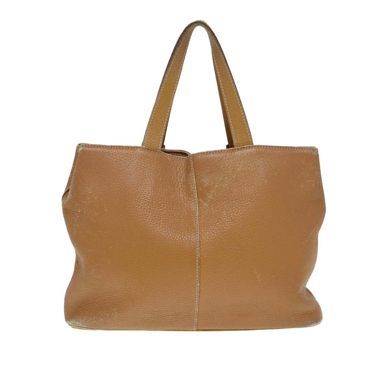 Burberry Hand Bag Leather Brown Silver - 2