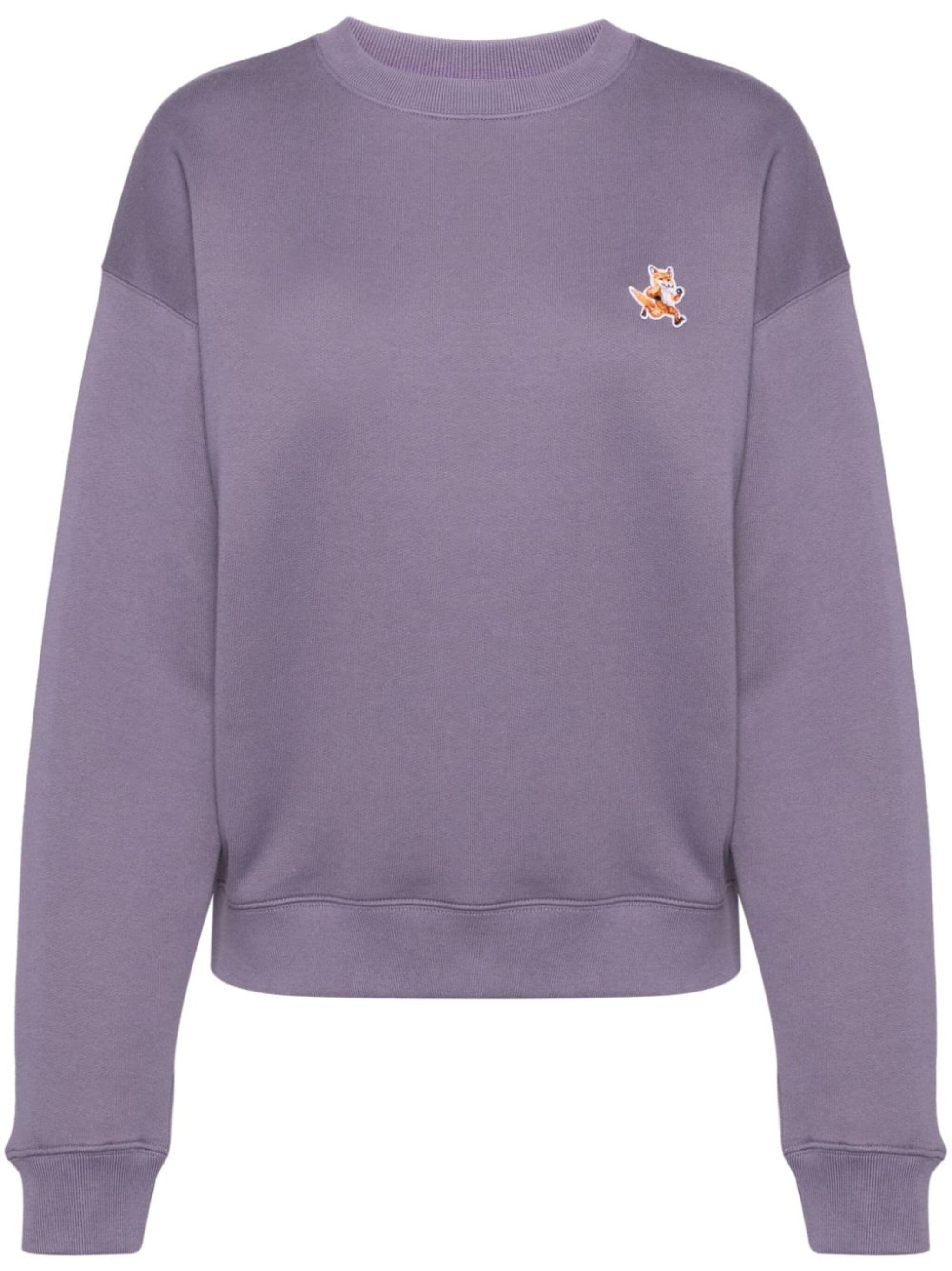 appliqué logo sweatshirt - 1