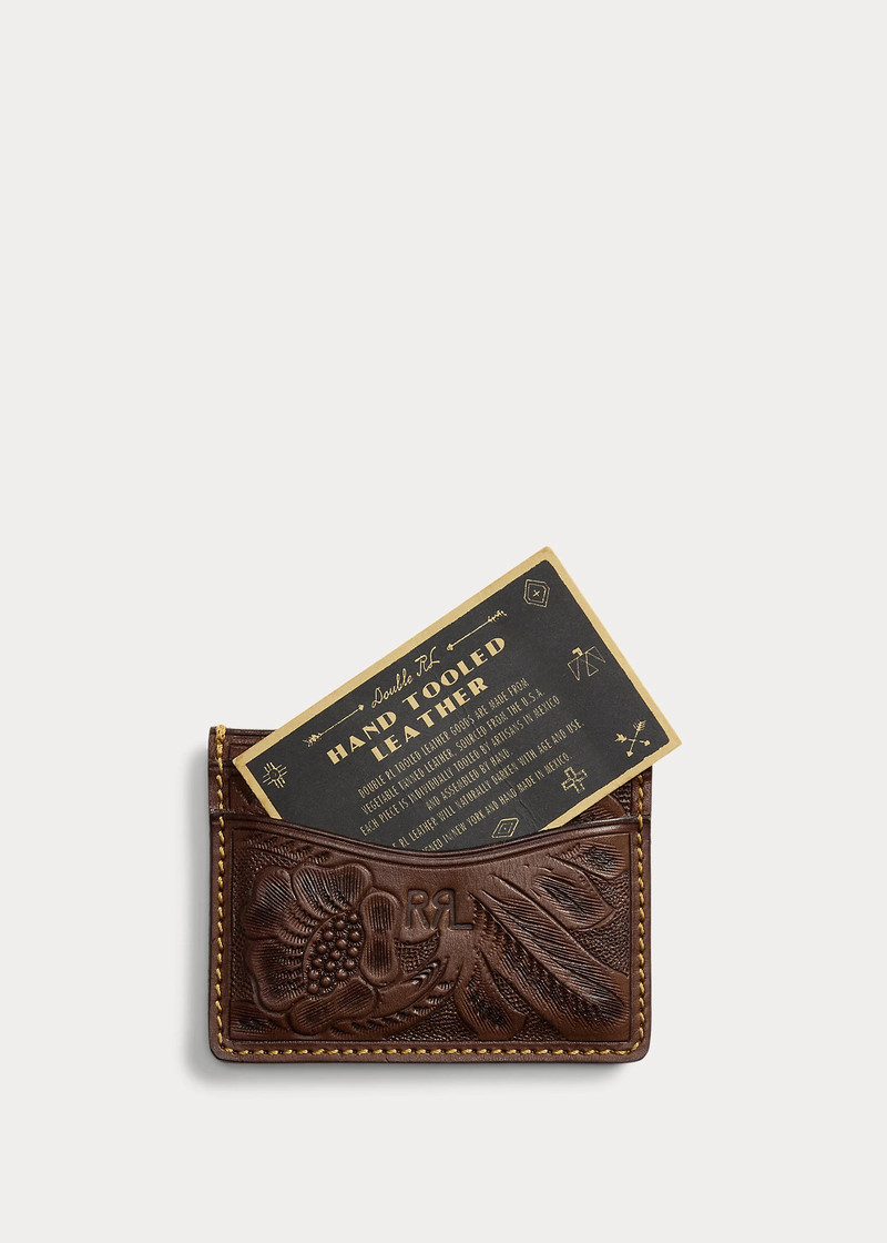 Hand-Tooled Leather Card Case 3