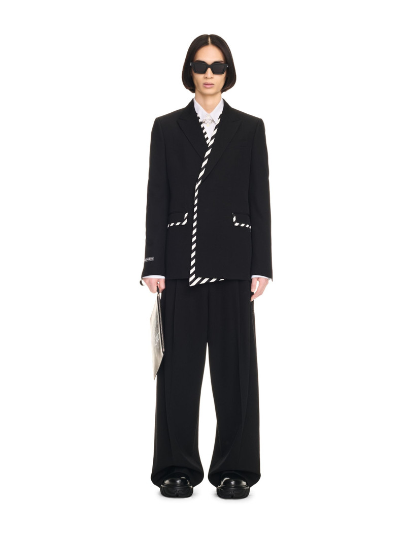 Off-White Black Wool Tailored Pants outlook