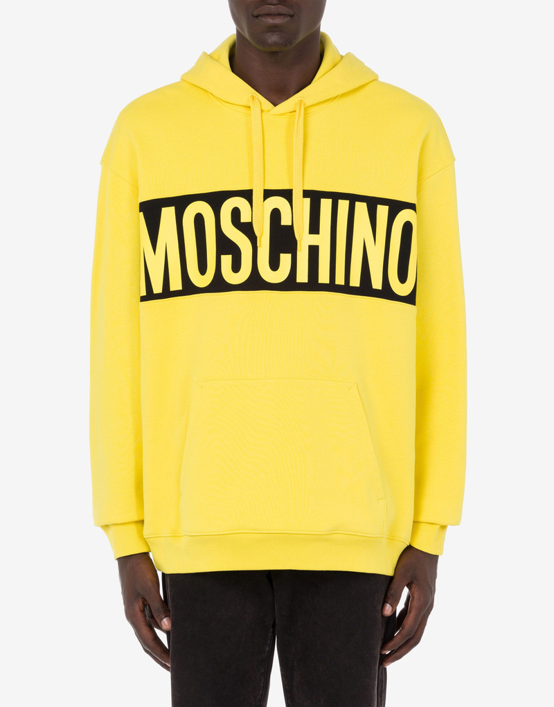 Moschino HOODIE WITH LOGO AND BAND outlook