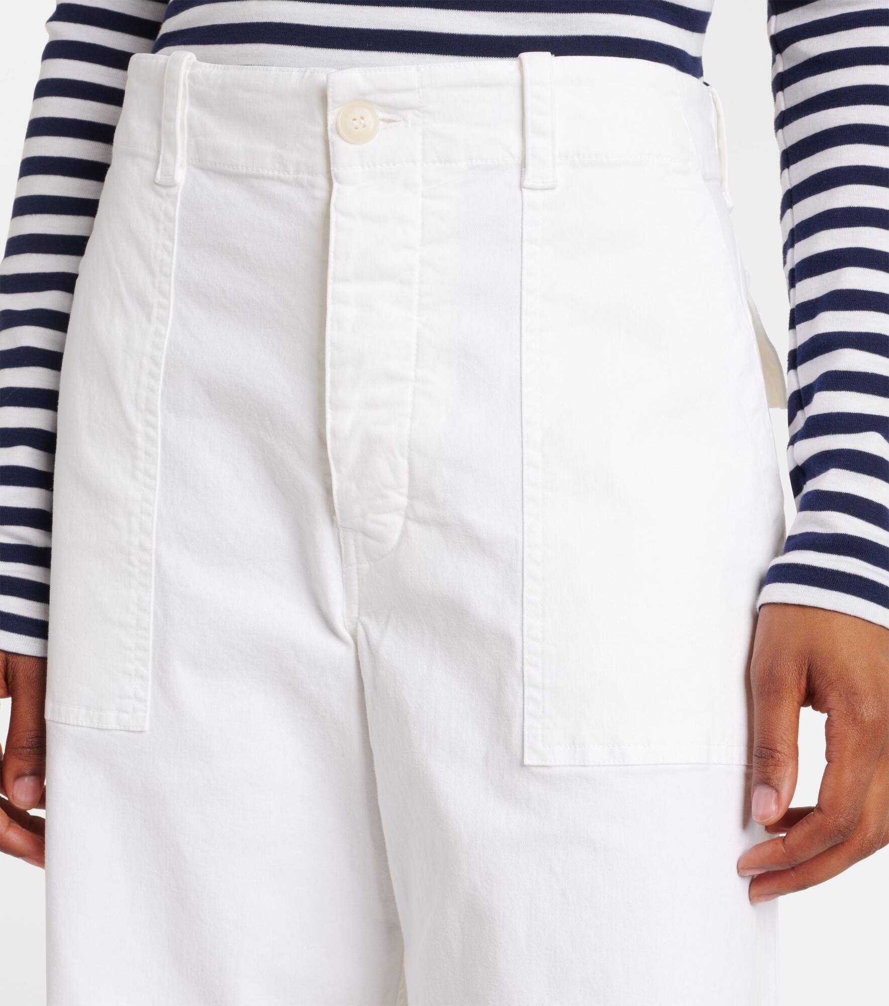 Leon cotton twill cargo pants - 4