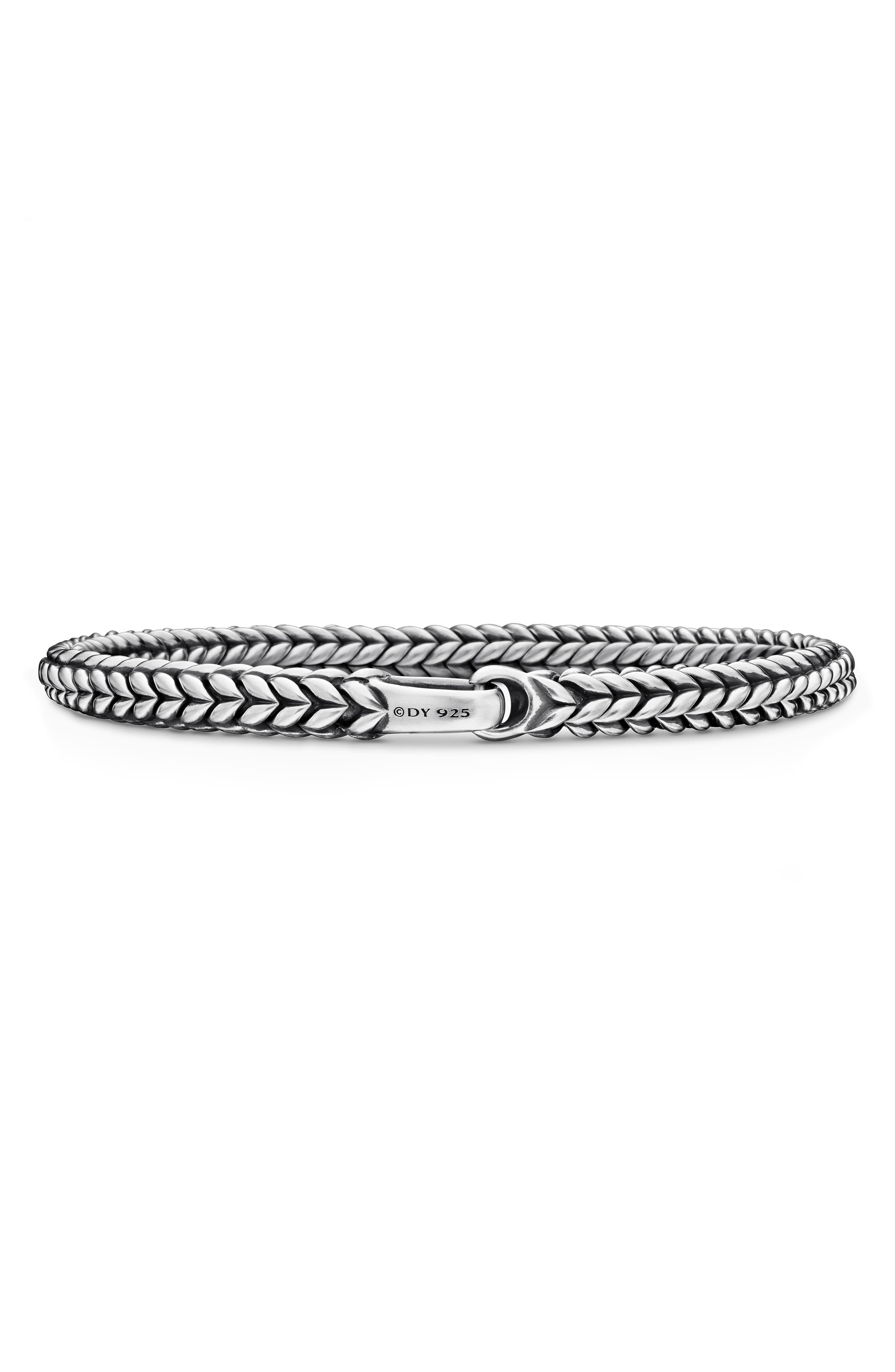 David Yurman Chevron Bead Bracelet in Sterling Silver, 6mm at Nordstrom - 4