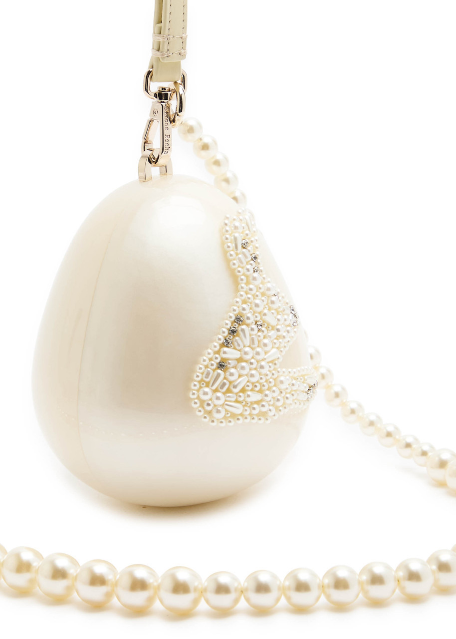 Simone Rocha Micro Egg Faux-pearl Acrylic Cross-body bag - 3