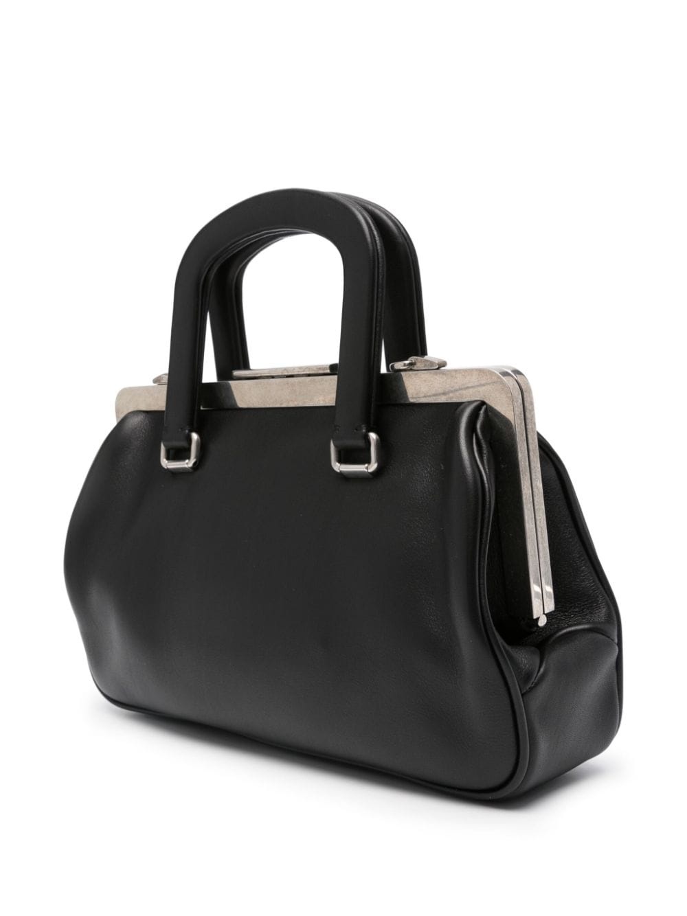 small leather tote bag - 3