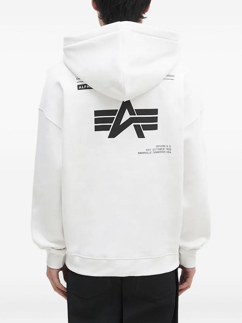 logo hooded hoodie 3