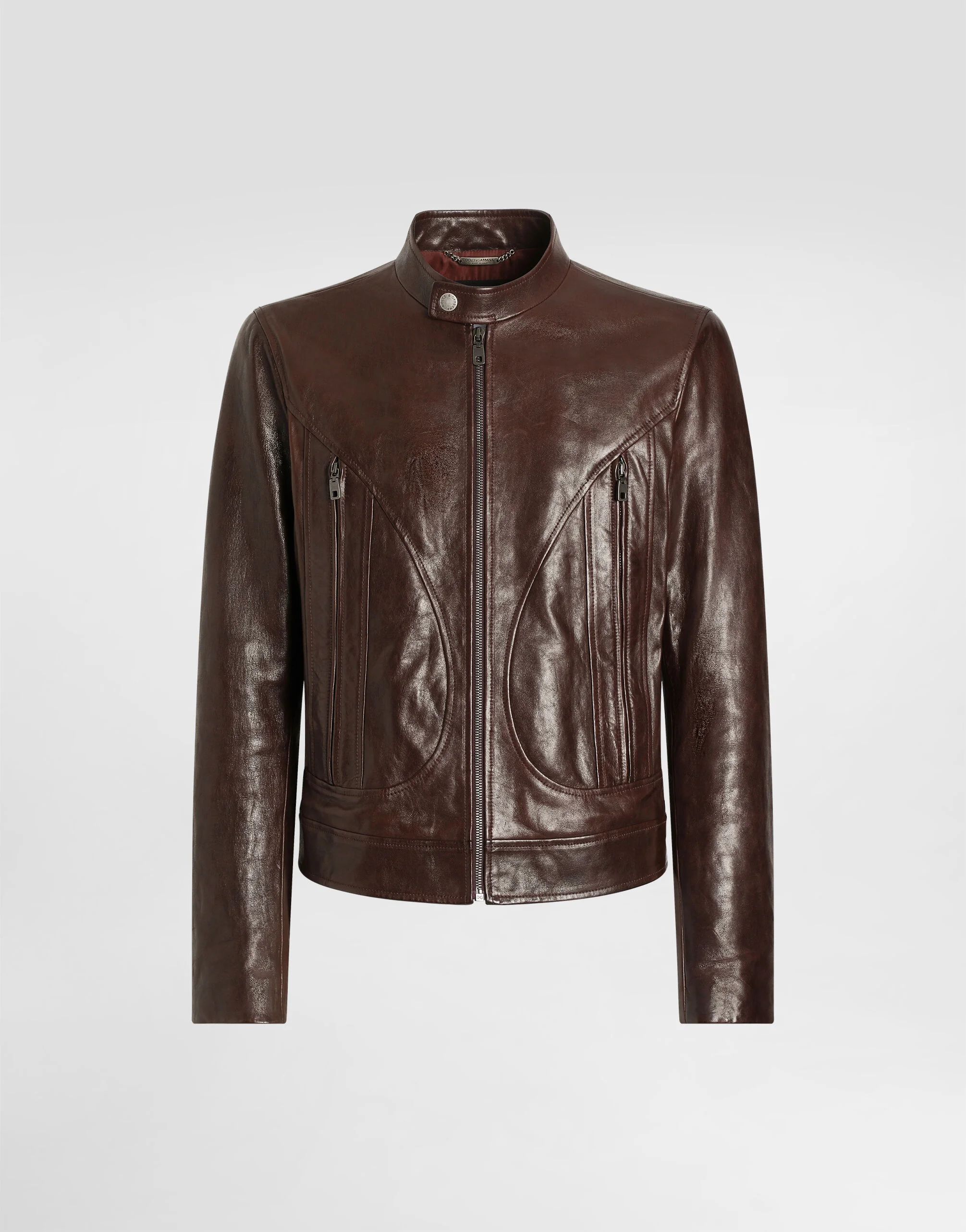 Lambskin nappa leather jacket - 1