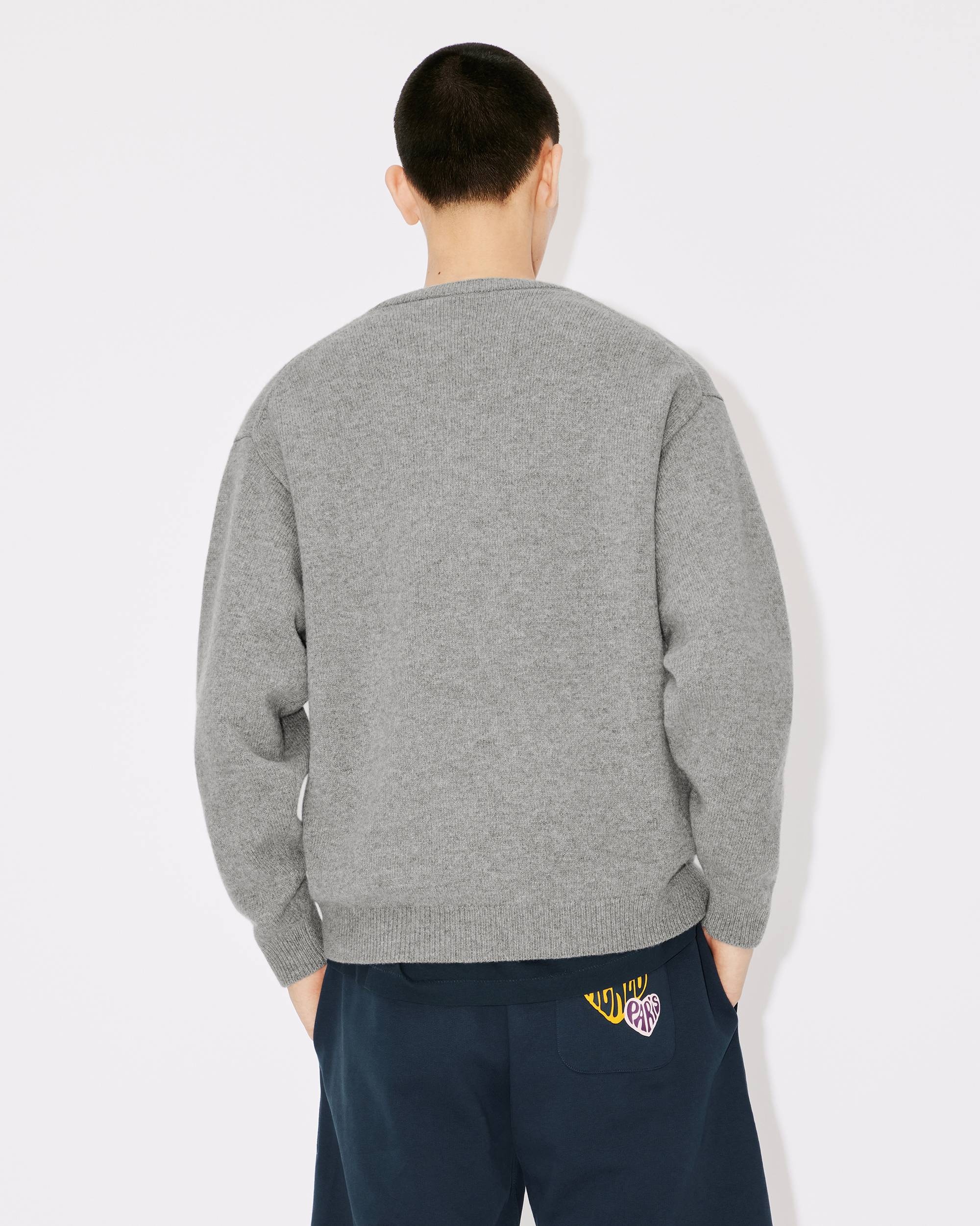 'BOKE FLOWER' Crest wool jumper - 4