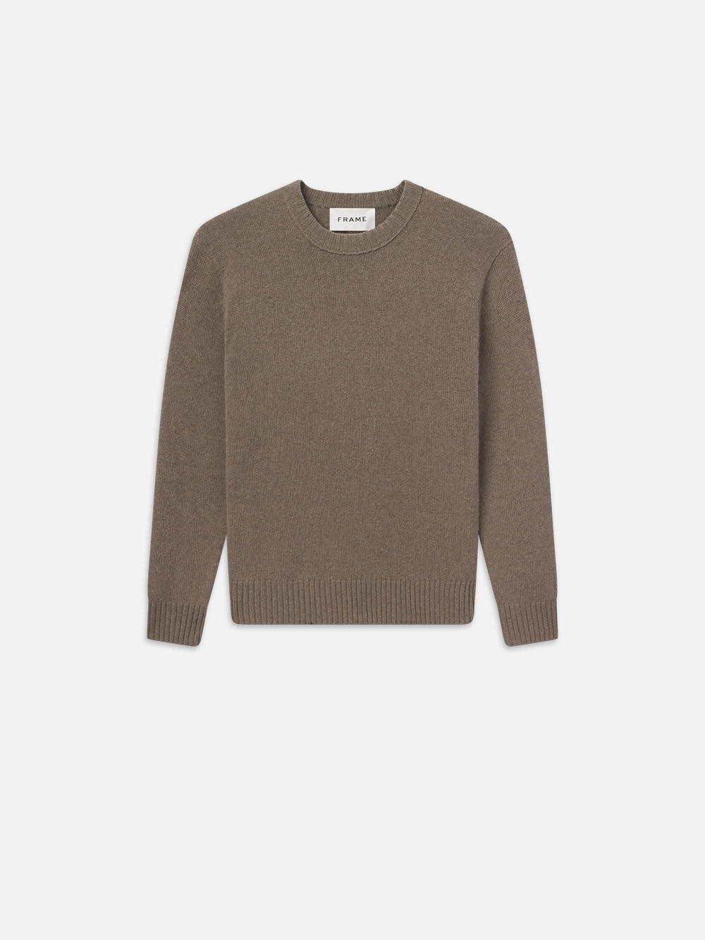 The Cashmere Crewneck Sweater in Soft Mocha - 1