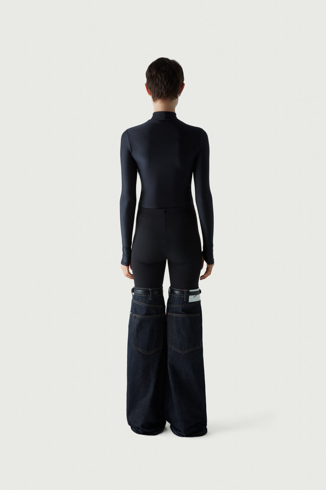 COPERNI Denim Hybrid Flare Trousers | REVERSIBLE