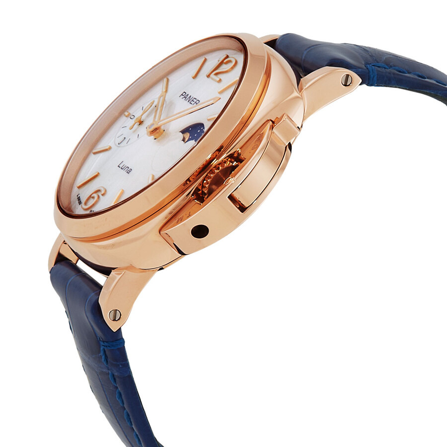 Pre-owned Panerai Luminor Due Luna Goldtech Mother of Pearl Dial Men's Watch PAM01181 - 2