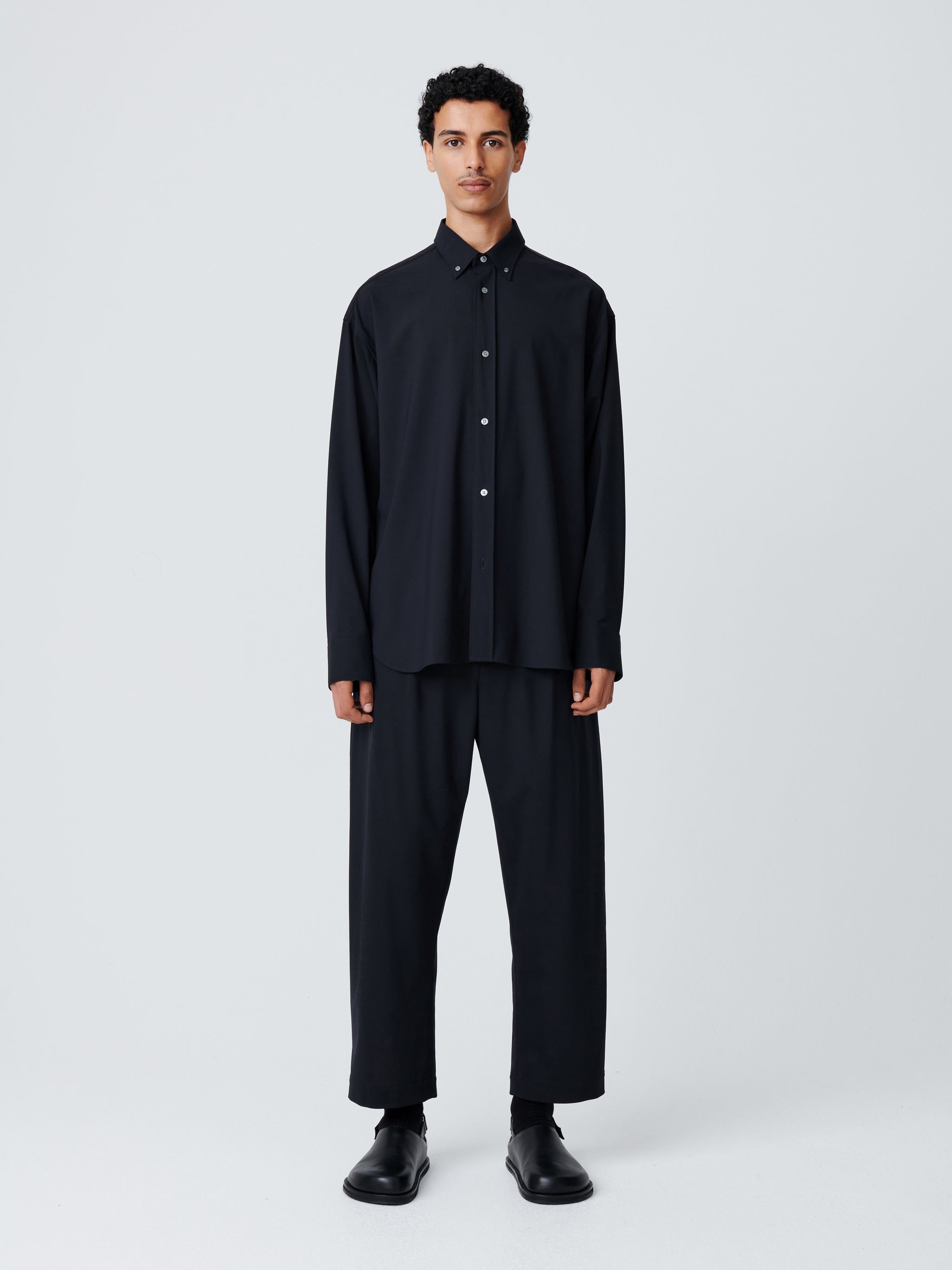 Tuck Tropical Wool Pant - 2