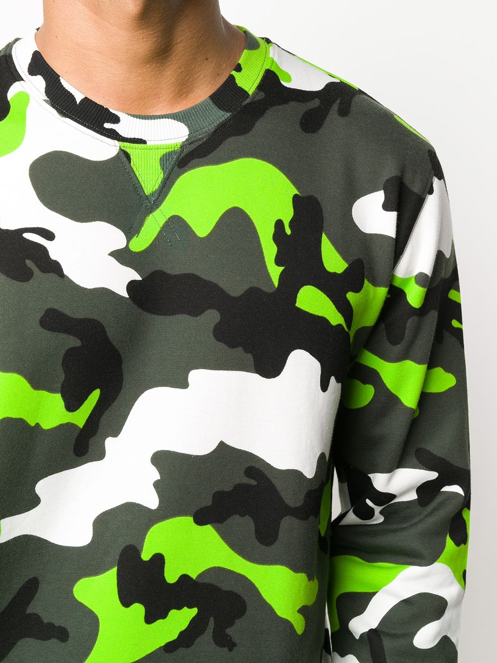 camouflage print sweatshirt - 5