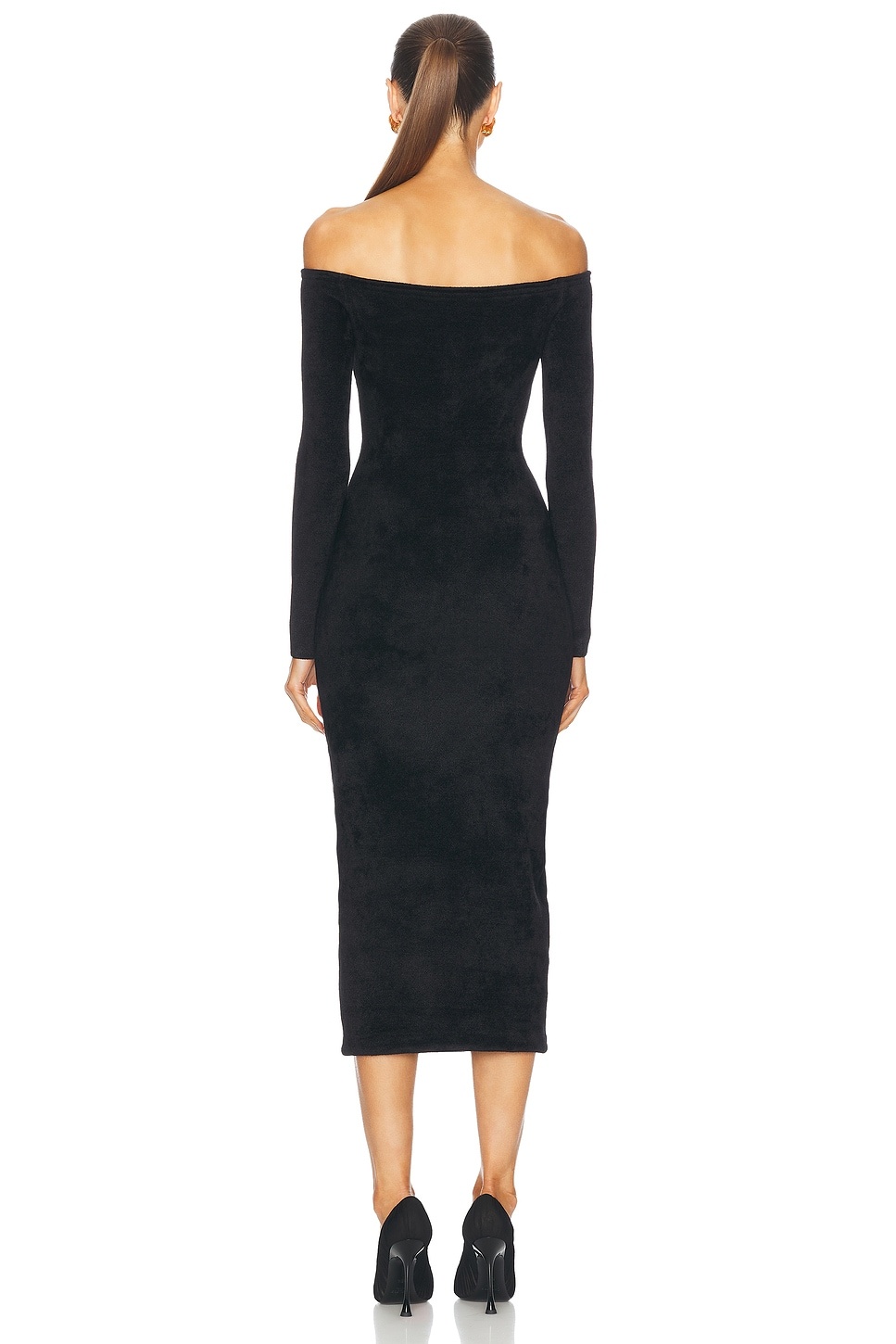 Chenille Knit Midi Dress - 4