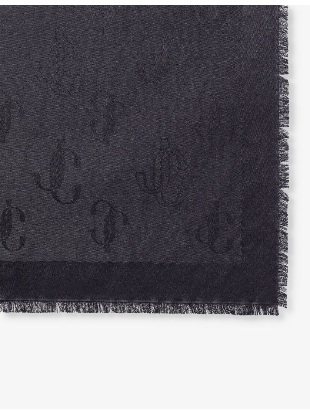 Emani brand-print silk-blend scarf - 2