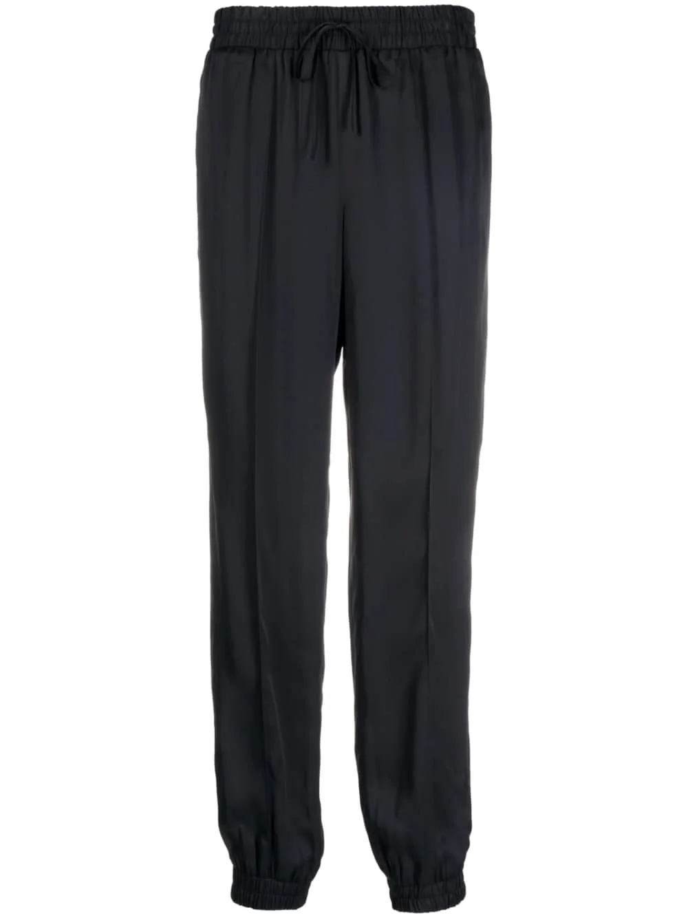 drawstring tapered trousers - 1
