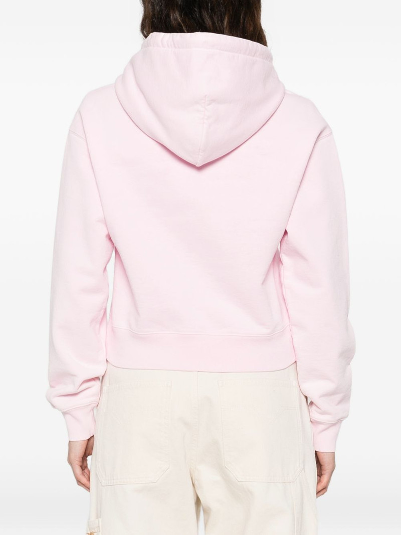 drawstring logo-patch hoodie 4