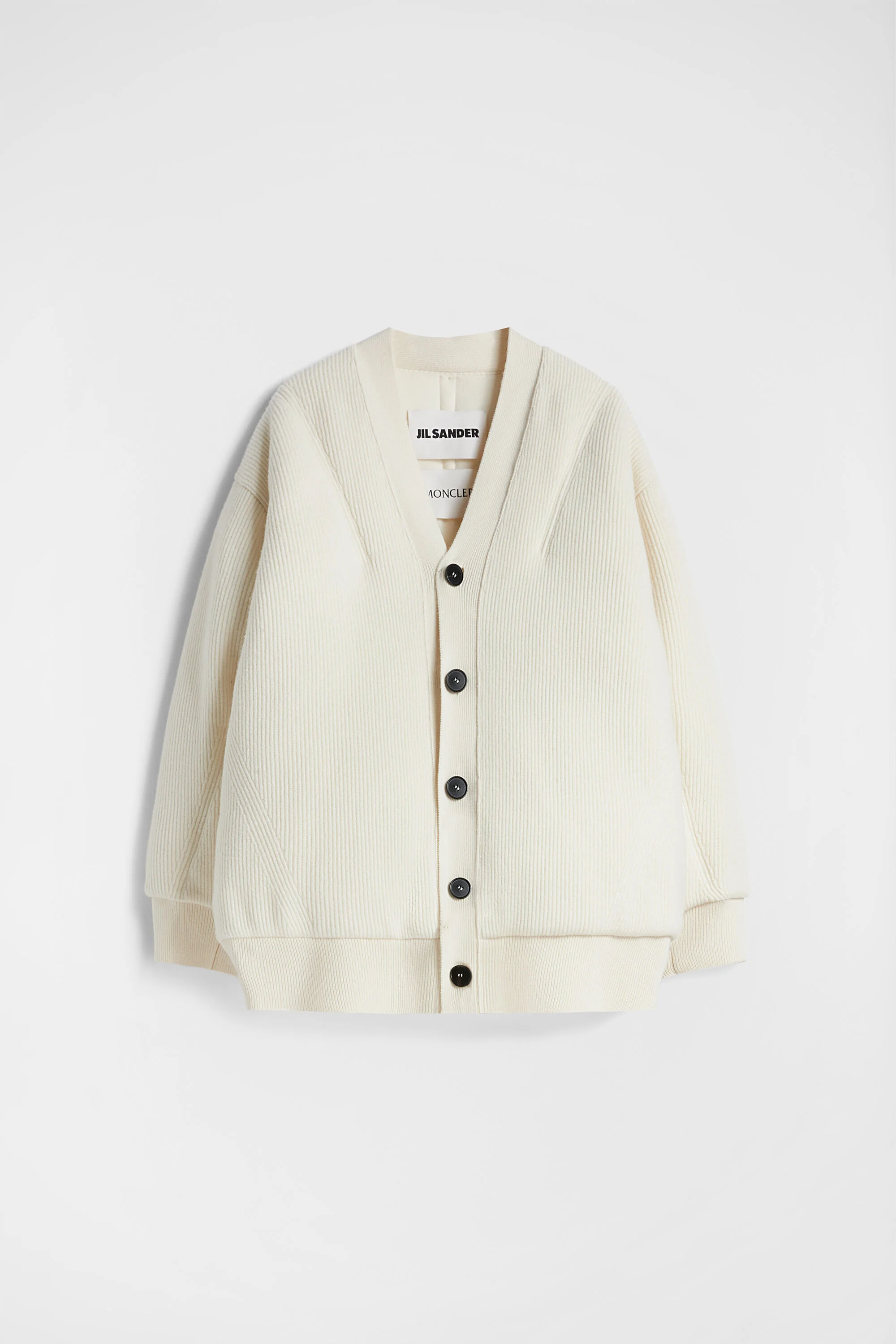 Padded Wool Cardigan - 1