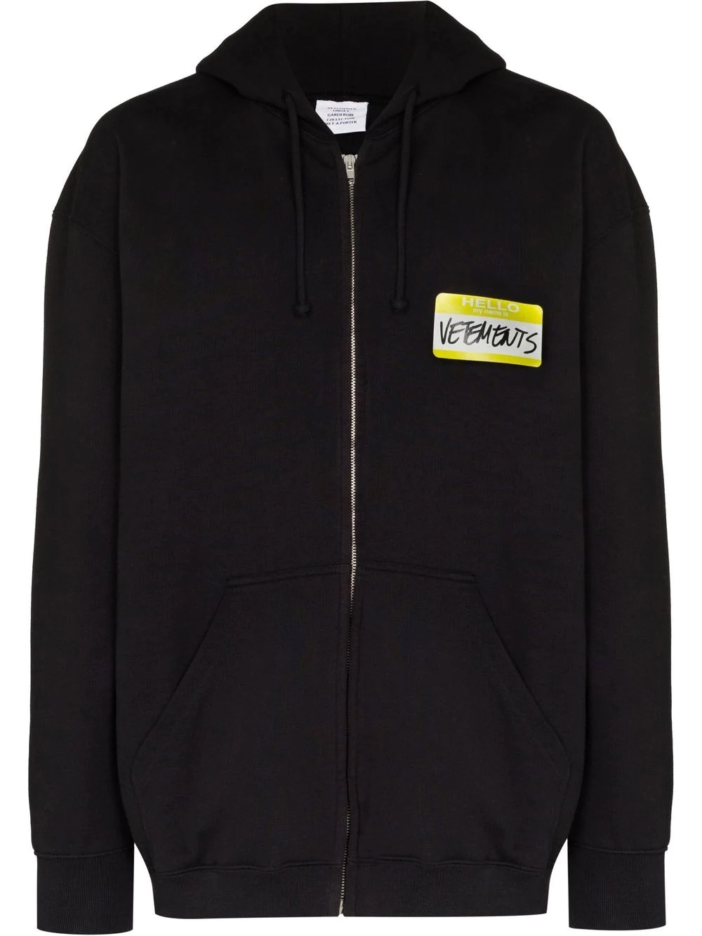 graphic-print zip-up hoodie - 1