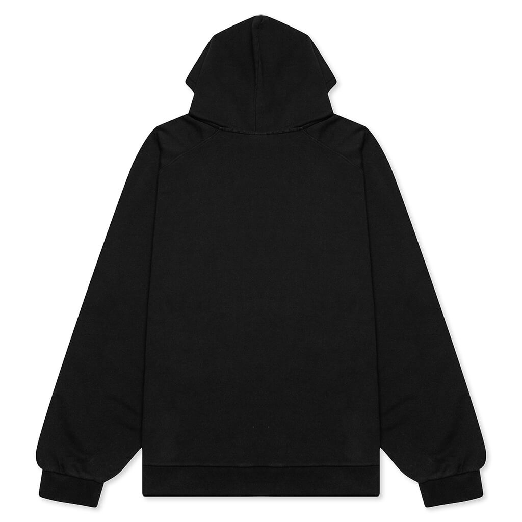 RAF SIMONS X SMILEY SMILEY PRINT 50TH ANNIVERSARY HOODIE - BLACK - 2