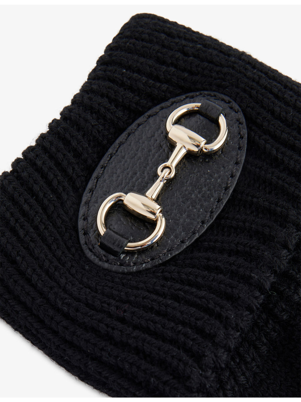 Horsebit-Buckle Wool Gloves - 2