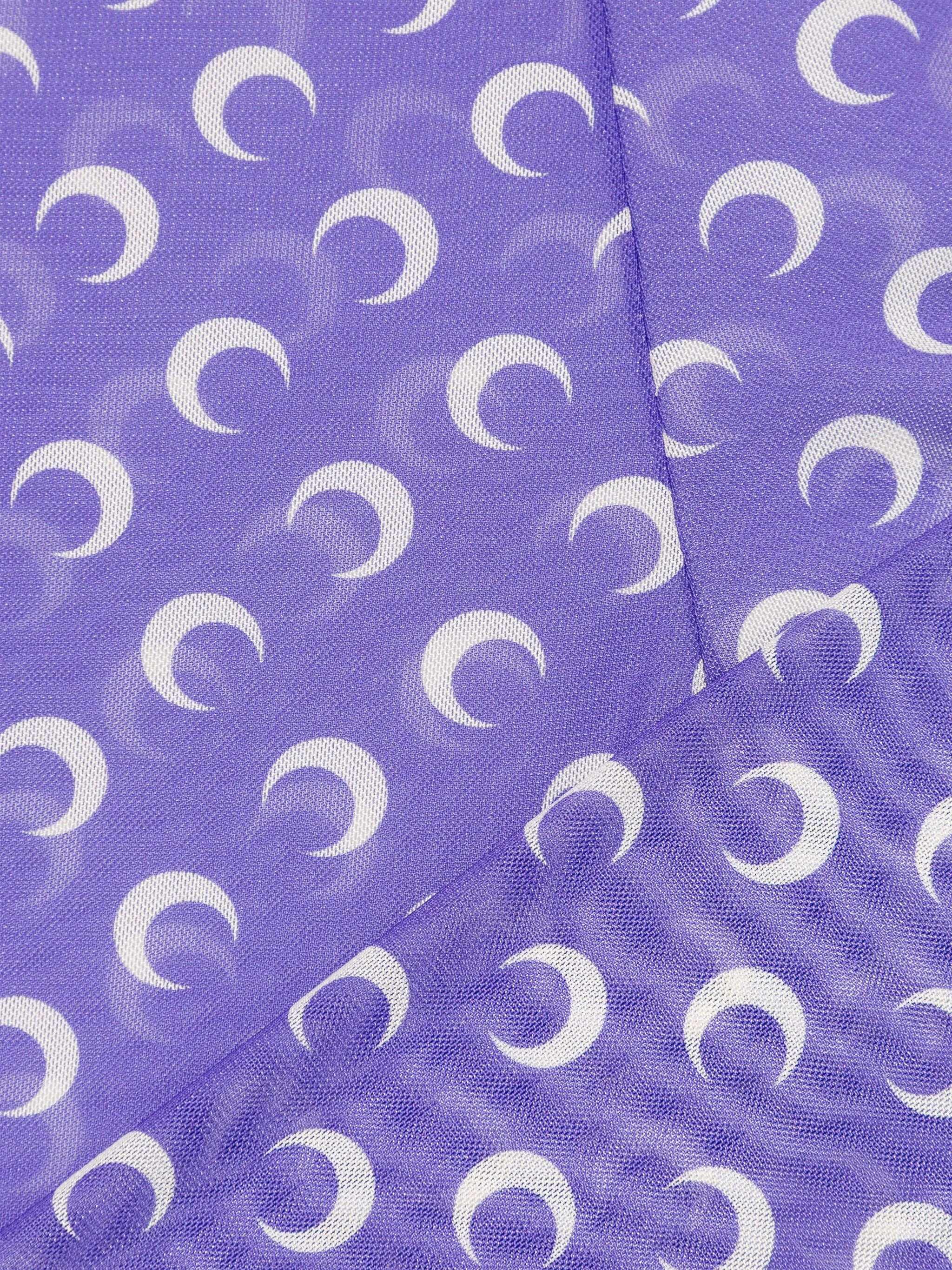 crescent moon-print tights - 3