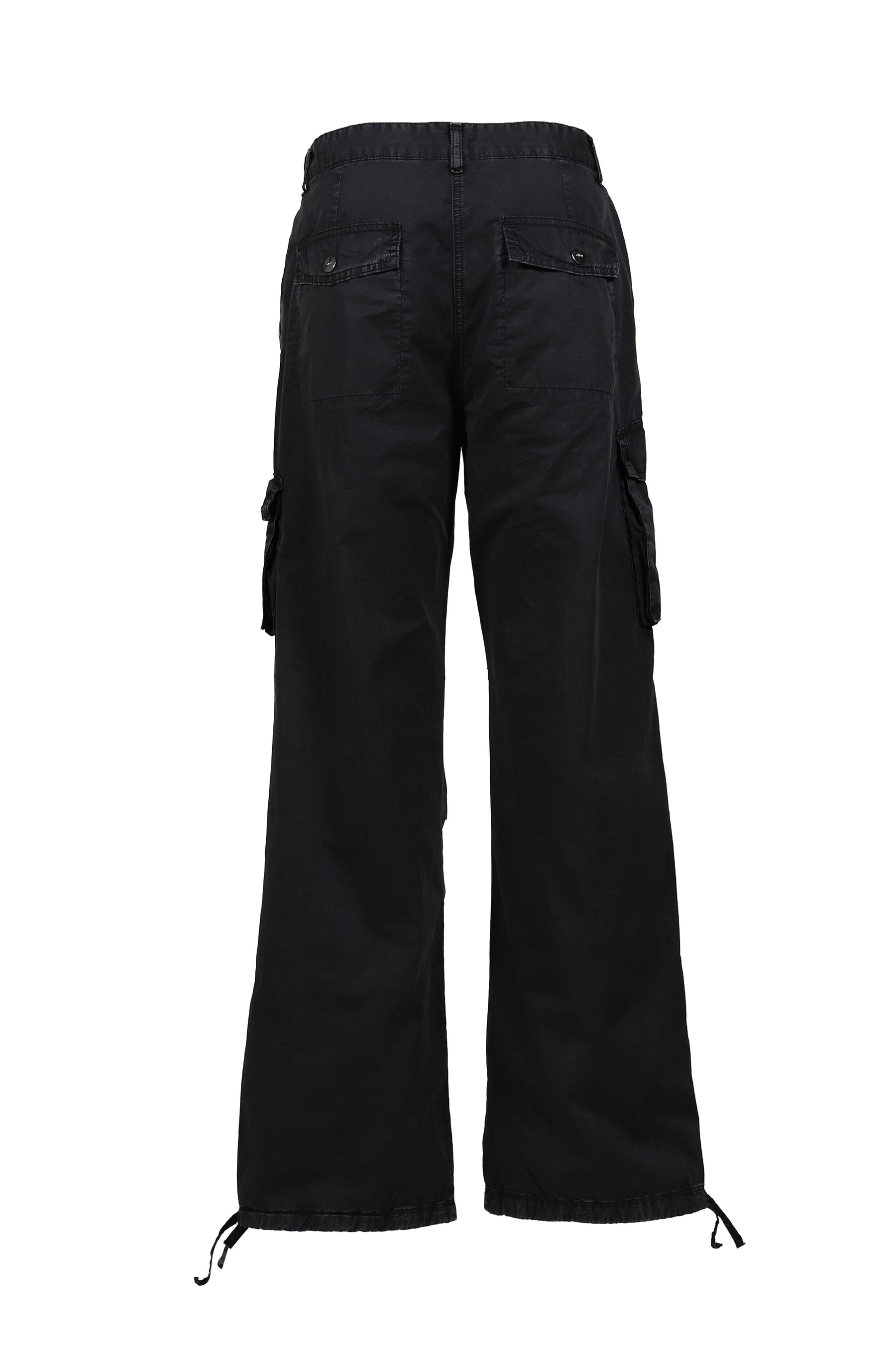WASHED COTTON TWILL PANTS / PHANTOM - 2
