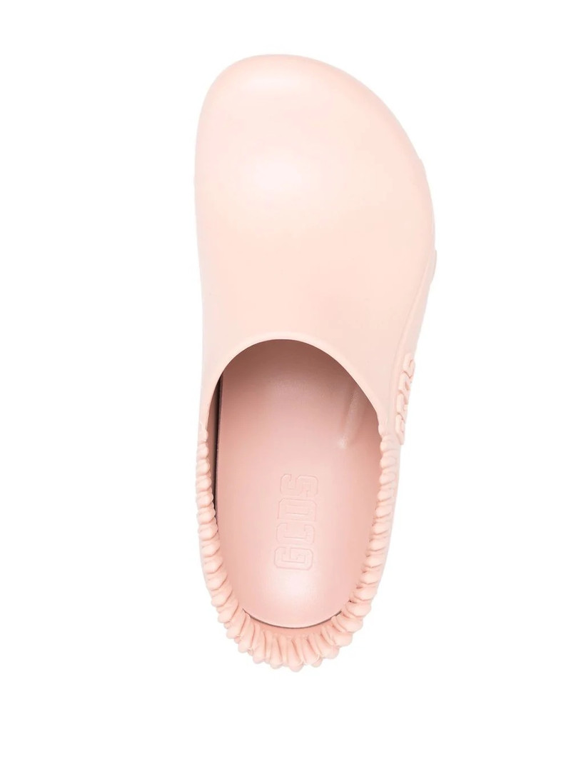 Ibex logo-embossed slingback clogs 4