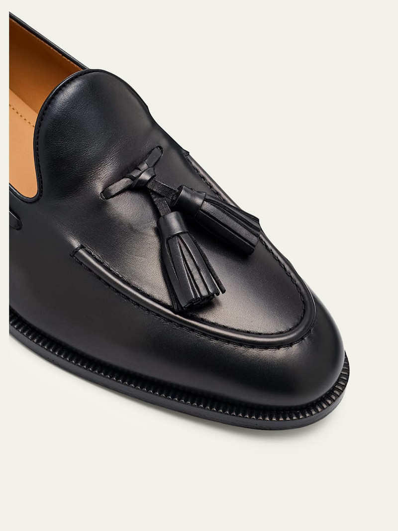 Loro Piana Men's Serge Walk Heritage Leather Tassel Loafers outlook