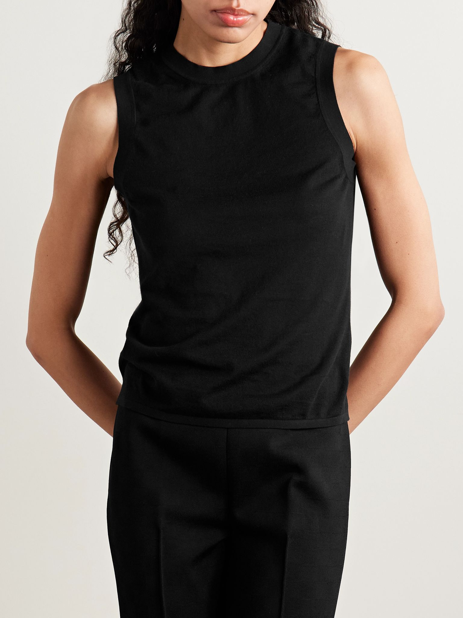 Brendan cotton tank Black - 3