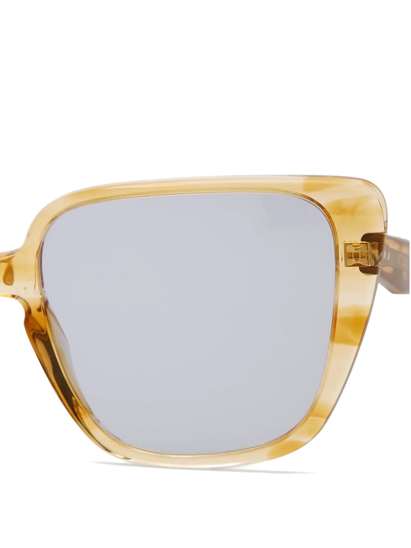 Square cat-eye acetate sunglasses - 5