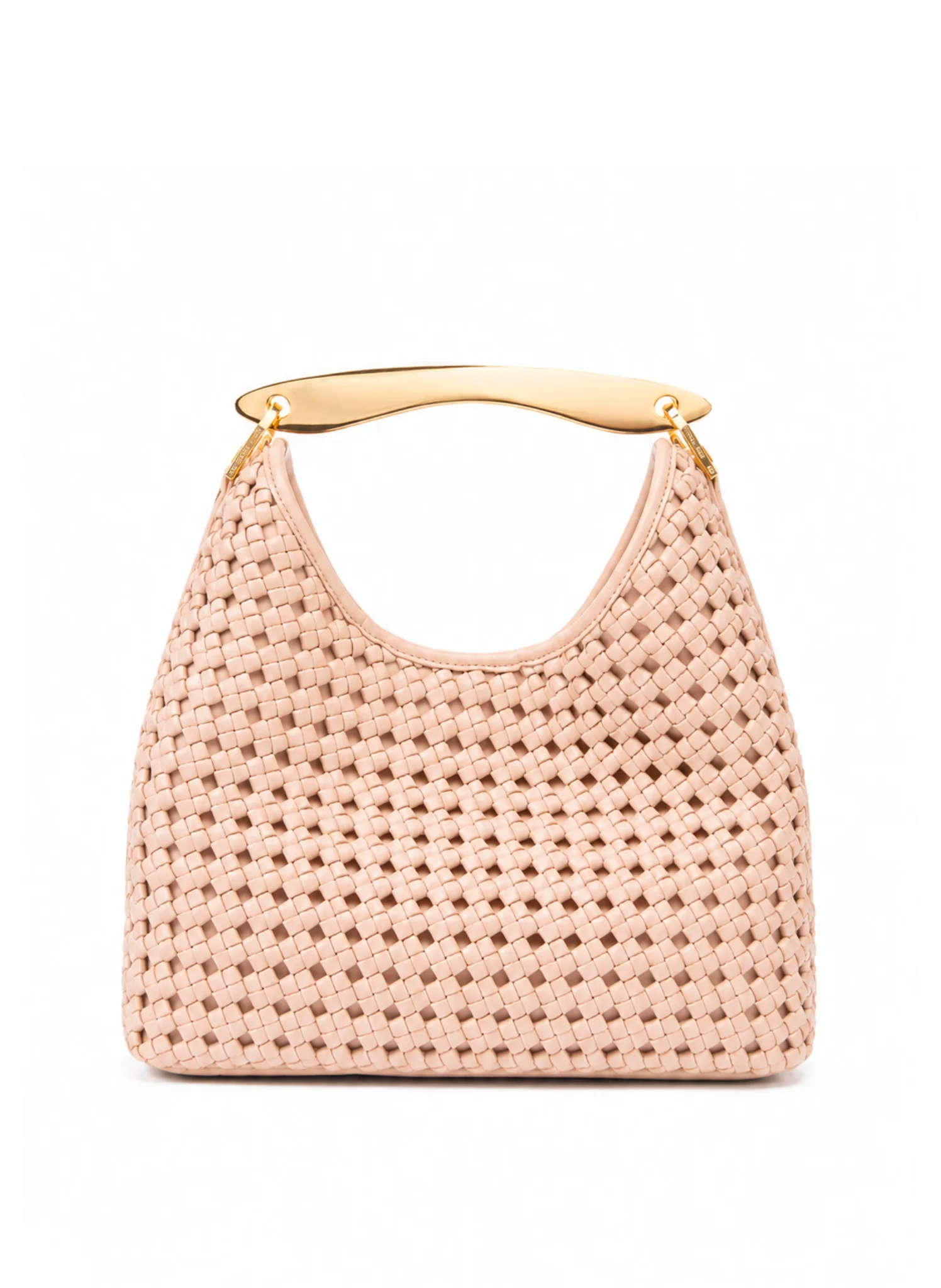 Boomerang Woven Leather Blush - 1