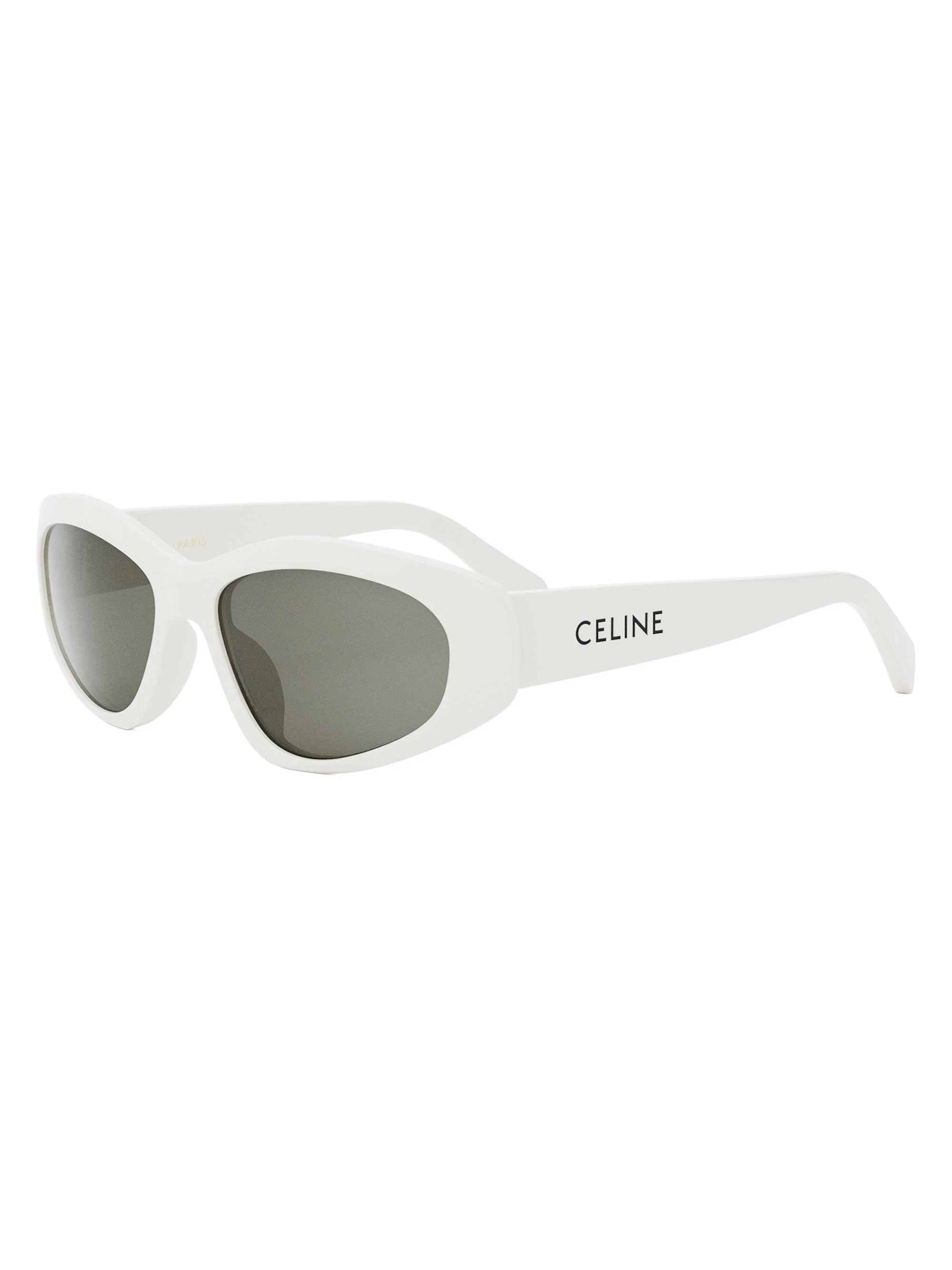 Men's Monochroms 57MM Geometric Sunglasses - Ivory Smoke - 1