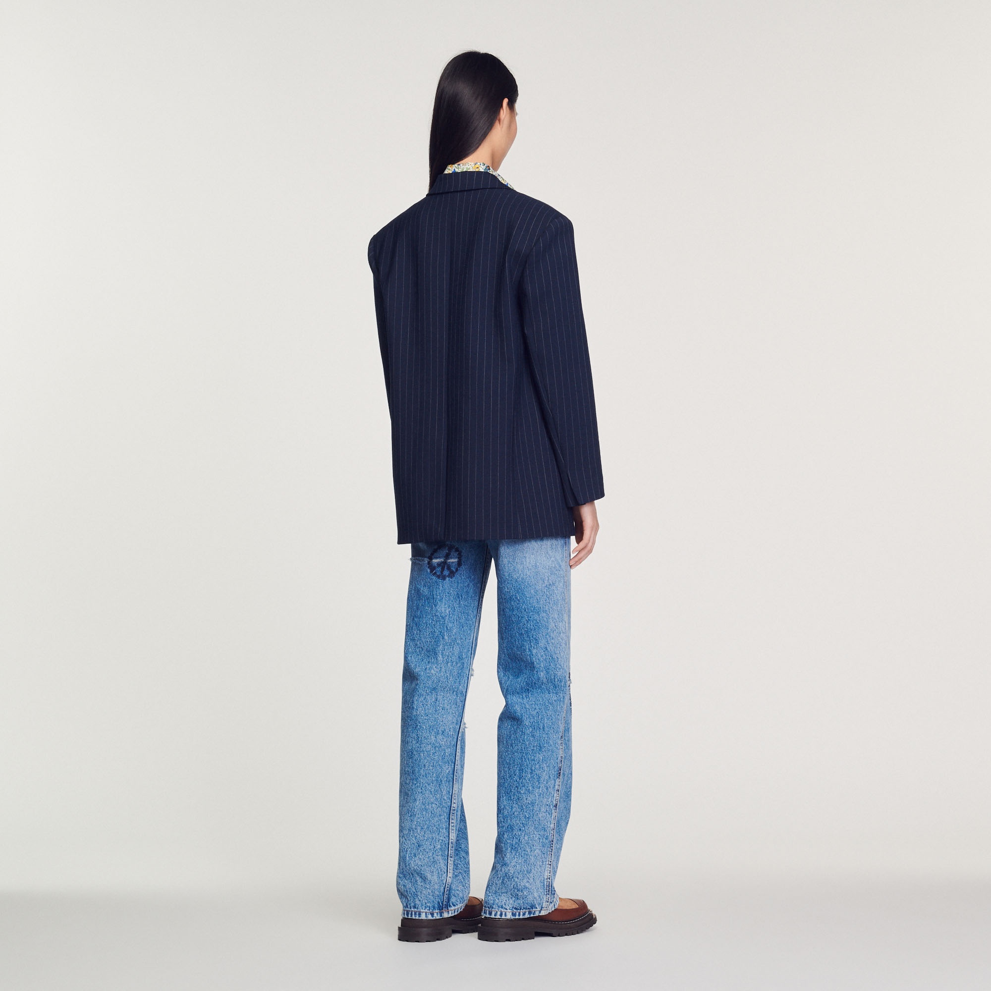 Striped tailored jacket - 6