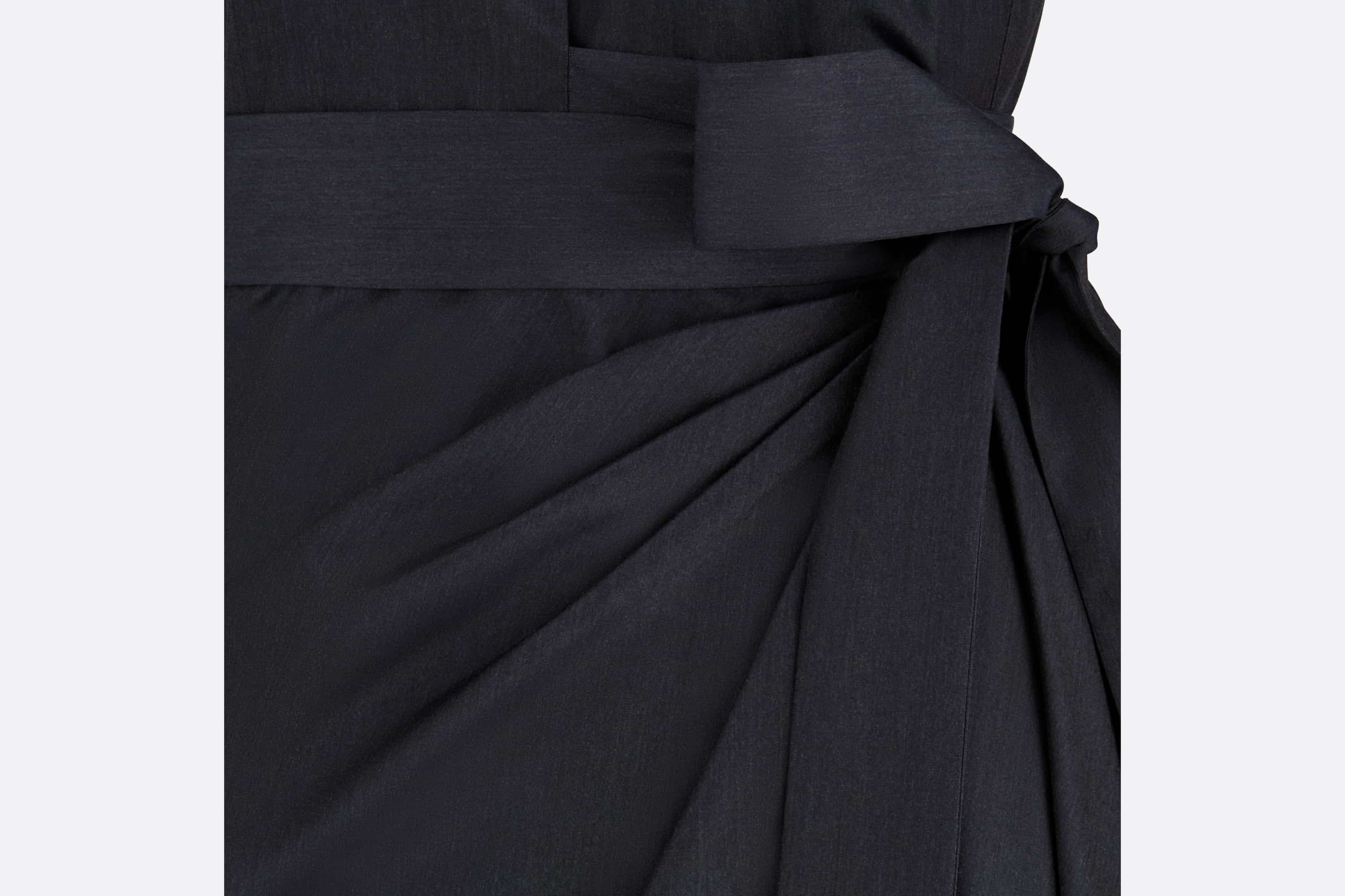 Mid-Length Draped Dress - 3