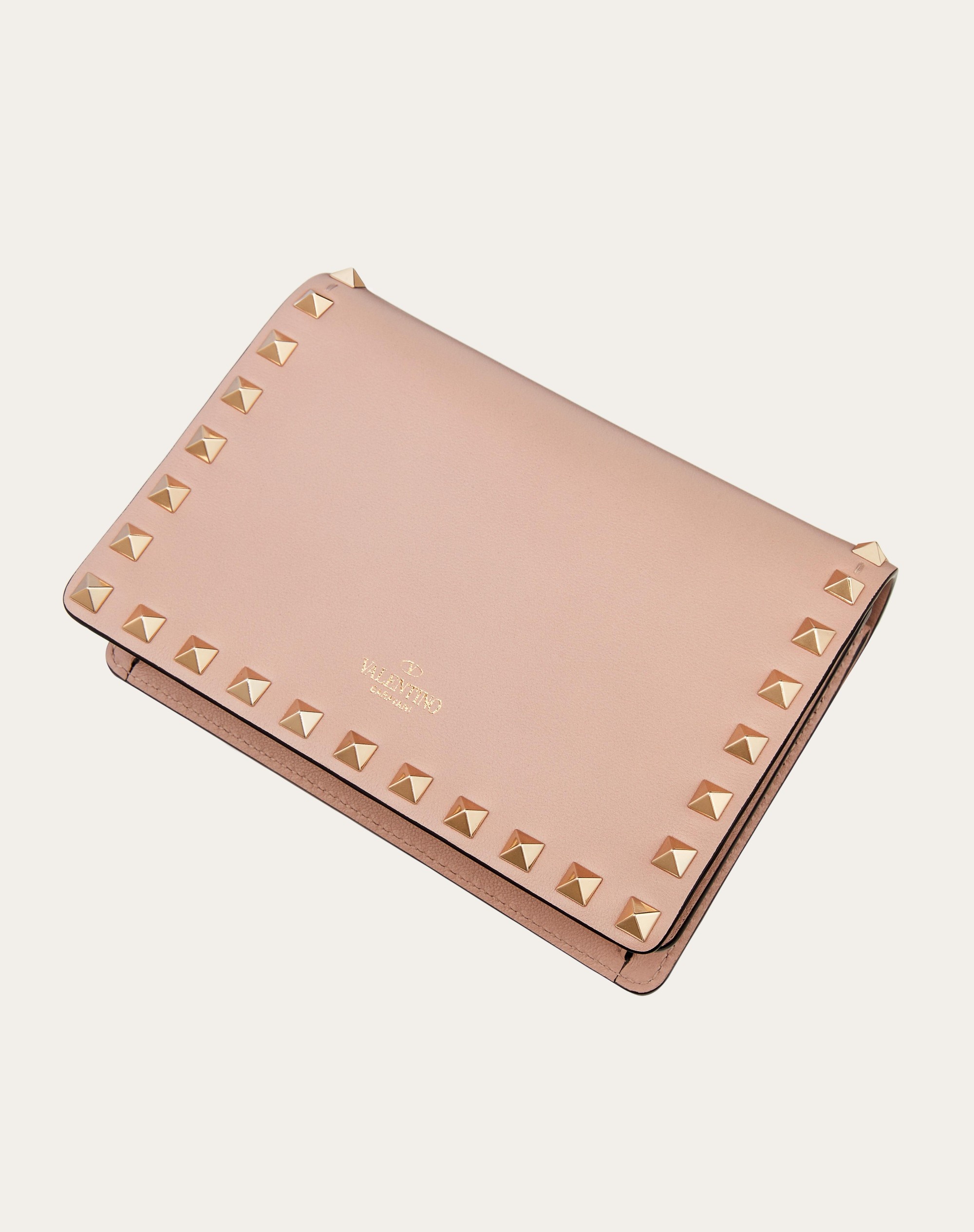 ROCKSTUD CALFSKIN CHAIN POUCH - 3