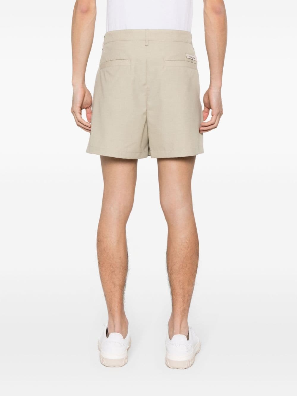 wool bermuda shorts - 4