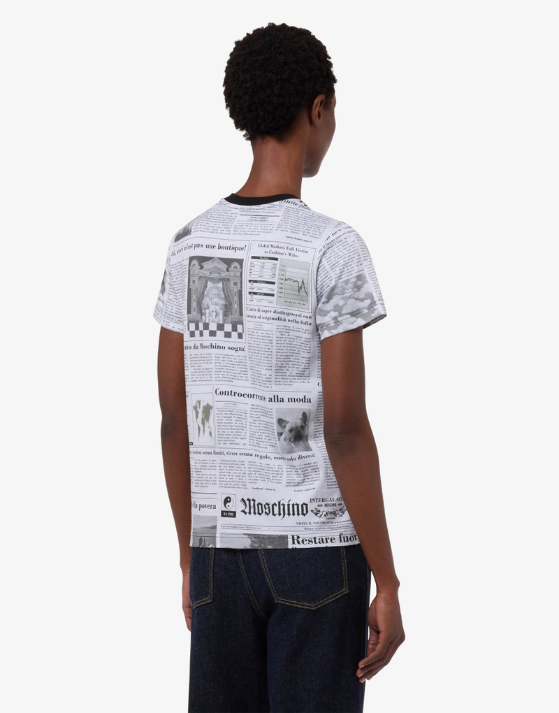 PRINTED ORGANIC COTTON JERSEY T-SHIRT 1