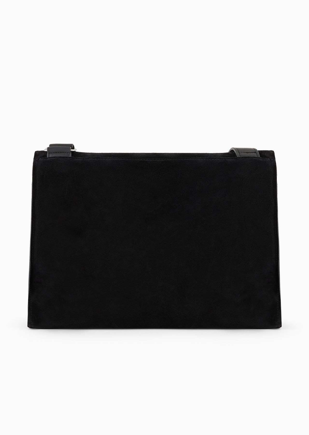 Suede and leather messenger bag - 3